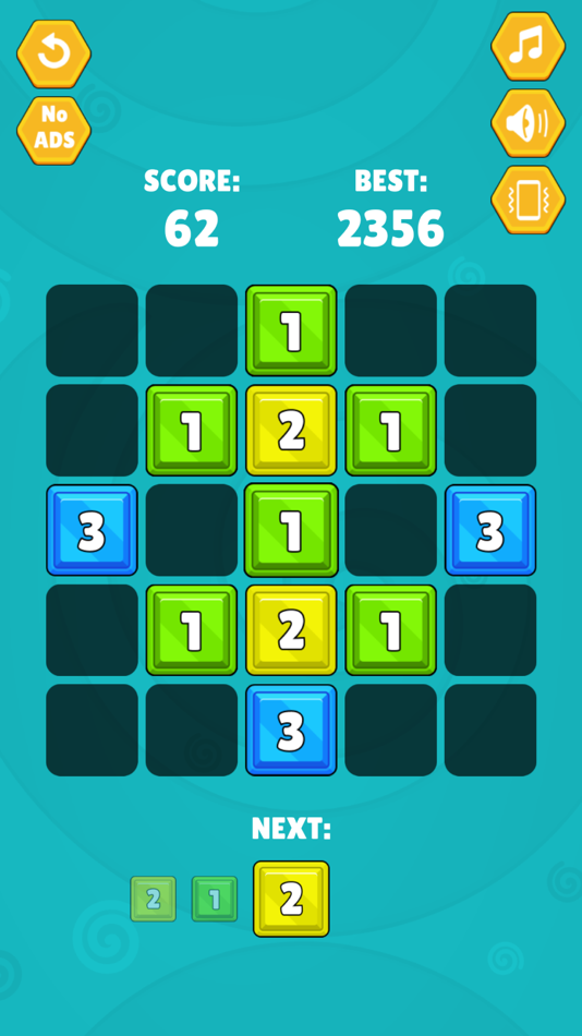 #1. Magnetic Merge: Number Master (iOS) 由: Artem Lanin