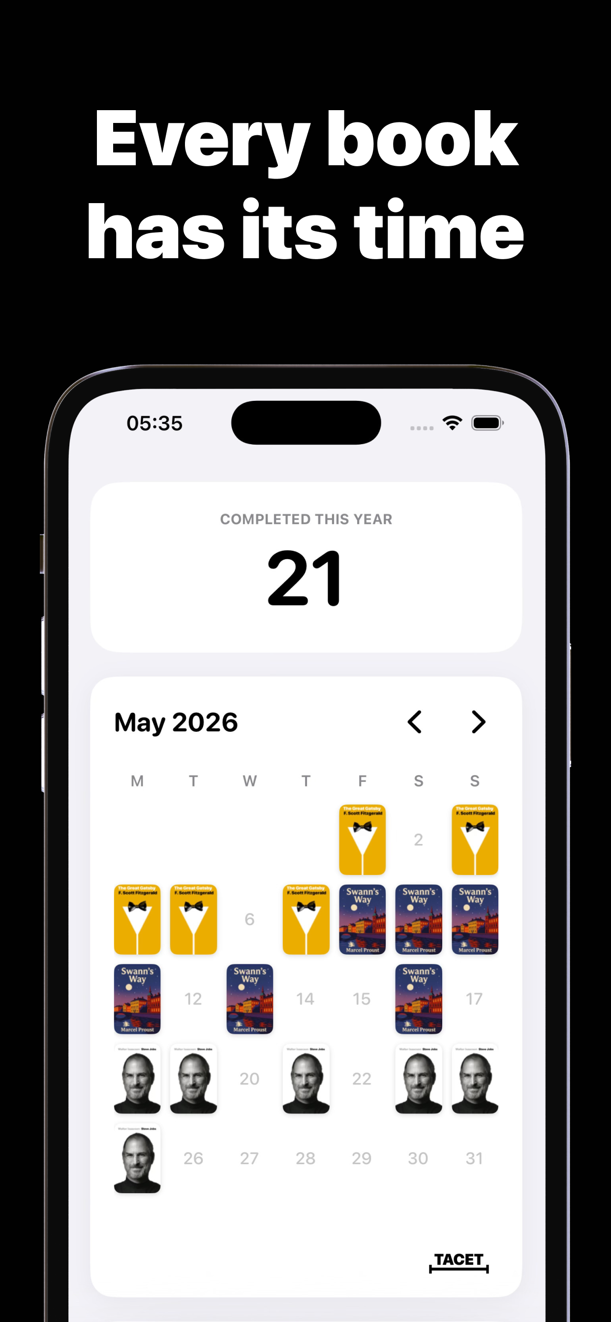 Book Reading Tracker — TACET screenshot 7