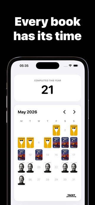 Book Reading Tracker — TACET Screenshot 7 of 10