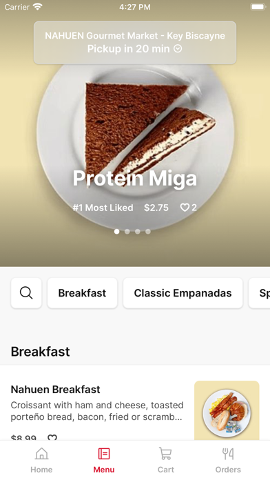 NAHUÉN Gourmet Market iPhone screenshot 2 - Food & Drink app