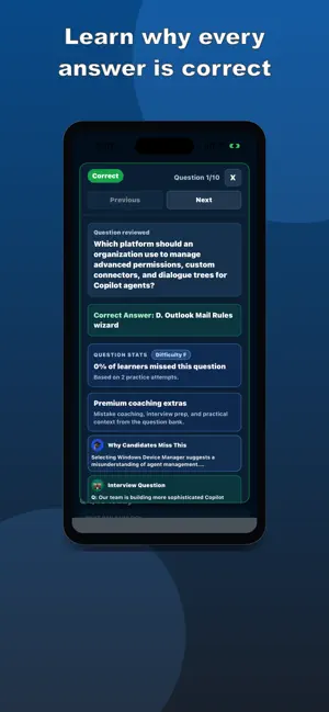 AB-730 Practice Test screenshot 2