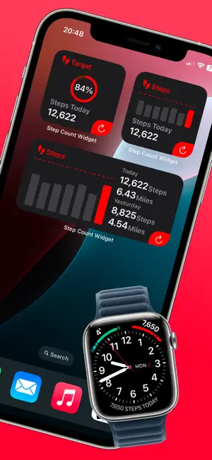 Step Count Widget - Pedometer screenshot 3