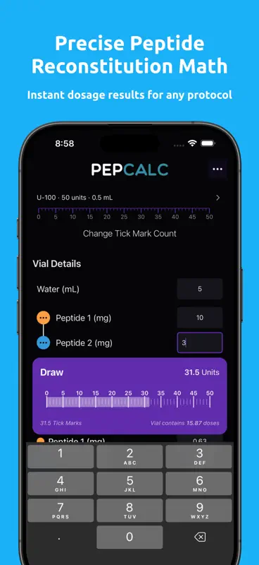 PepCalc: Peptide Calculator screenshot 2 of 6