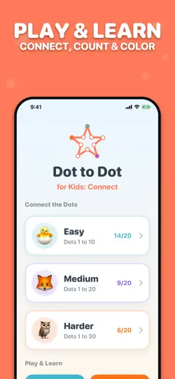 Capture d'écran de Dot To Dot For Kids: Connect sur iPhone 6