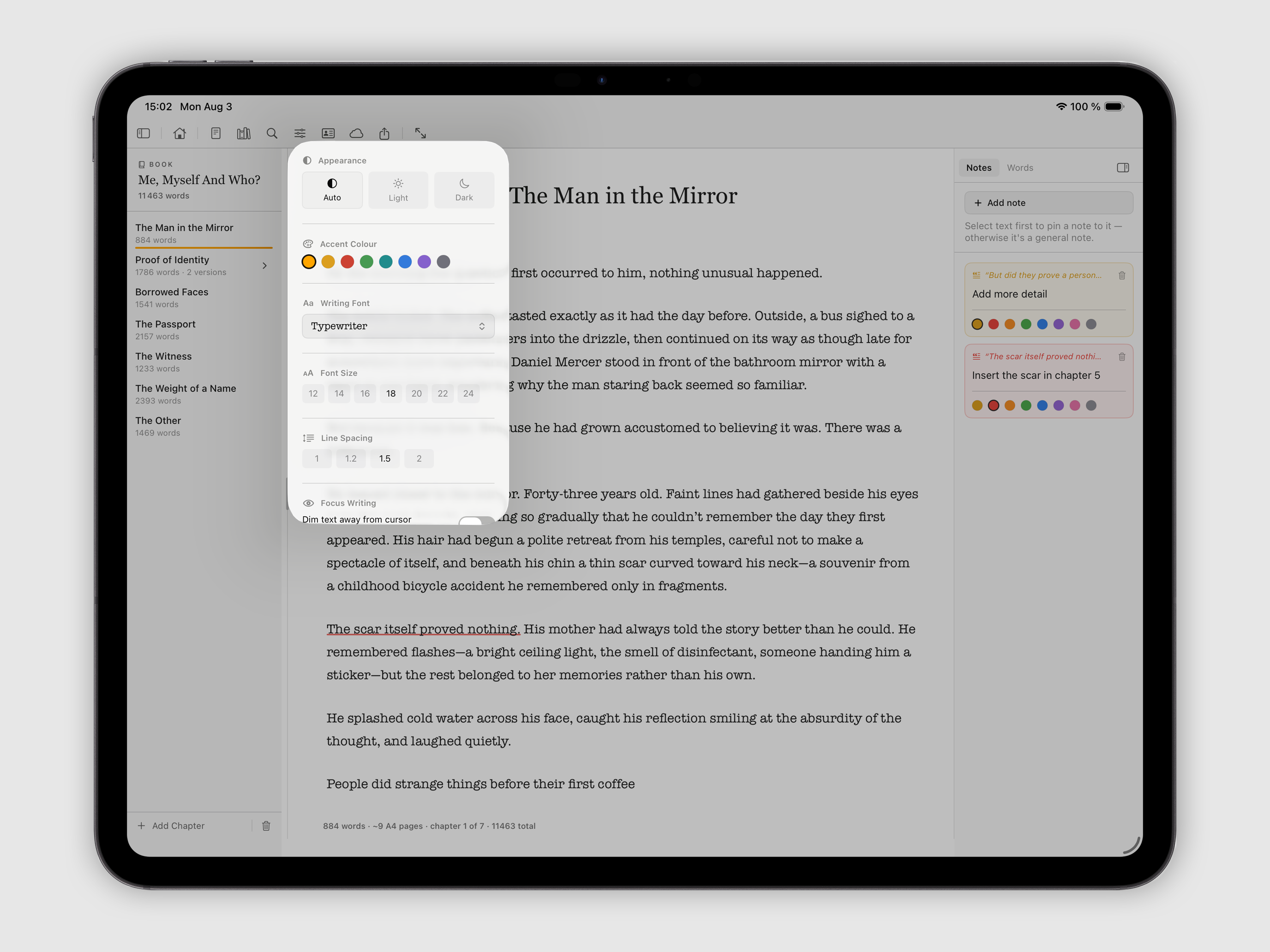 Writer's Foundry screenshot 5