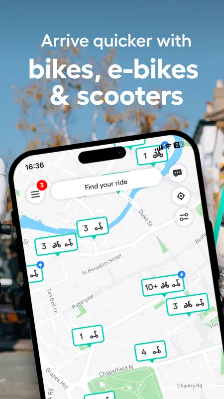 Beryl - bike & e-scooter hire screenshot 2 of 9
