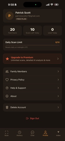 Sift — Food Scanner screenshot