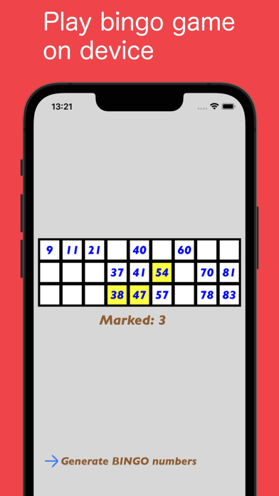 Housie Bingo Card Maker Screenshot