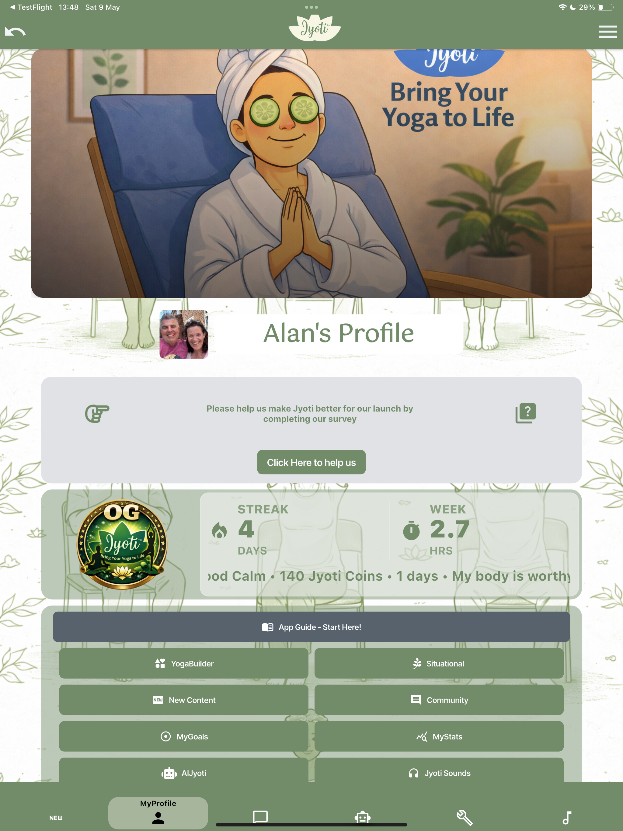 Jyoti: Gentle Yoga Over 50s screenshot 11