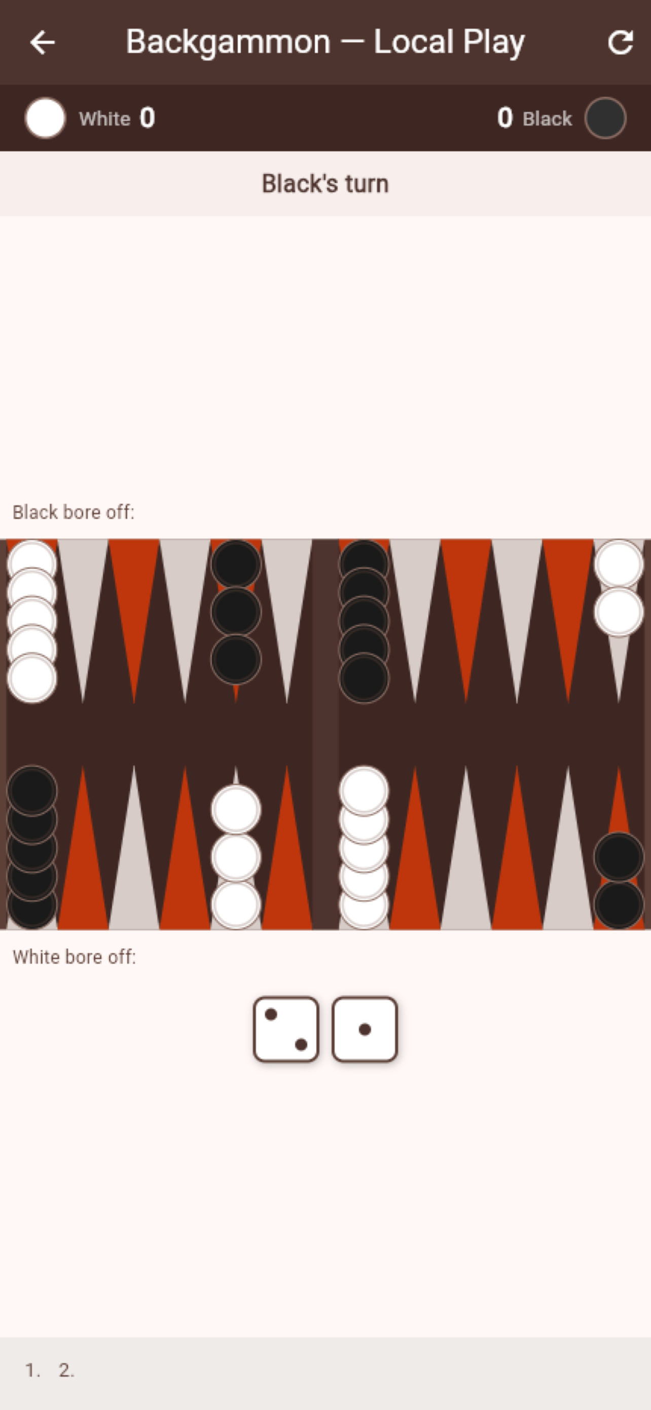 Nearby Backgammon: Bluetooth