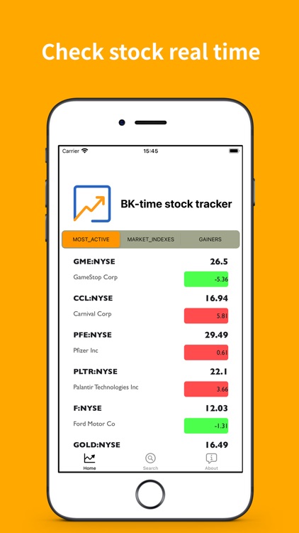 BK-time stock tracker