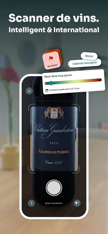 Vinara - Cave à vin & scanner screenshot 1 of 4