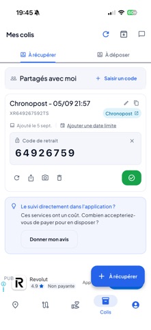 SendIt - Relais & Colis Screenshot 7 of 8