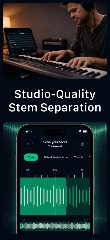 Captura de tela 5 de 6 de Stem Split AI - Vocal Remover