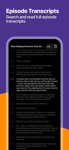 Podcast App & Player - Skimr screenshot