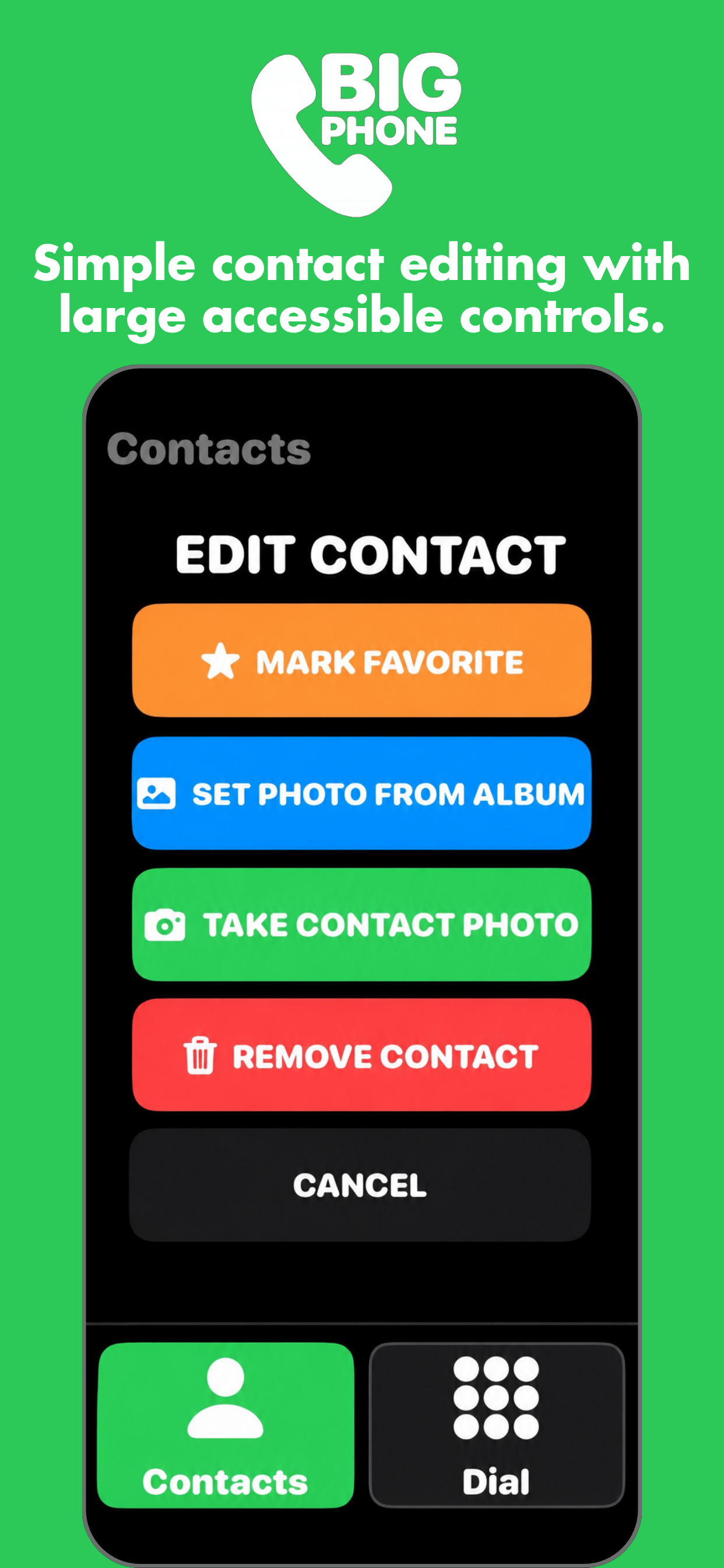 Big Phone Dialer screenshot 6