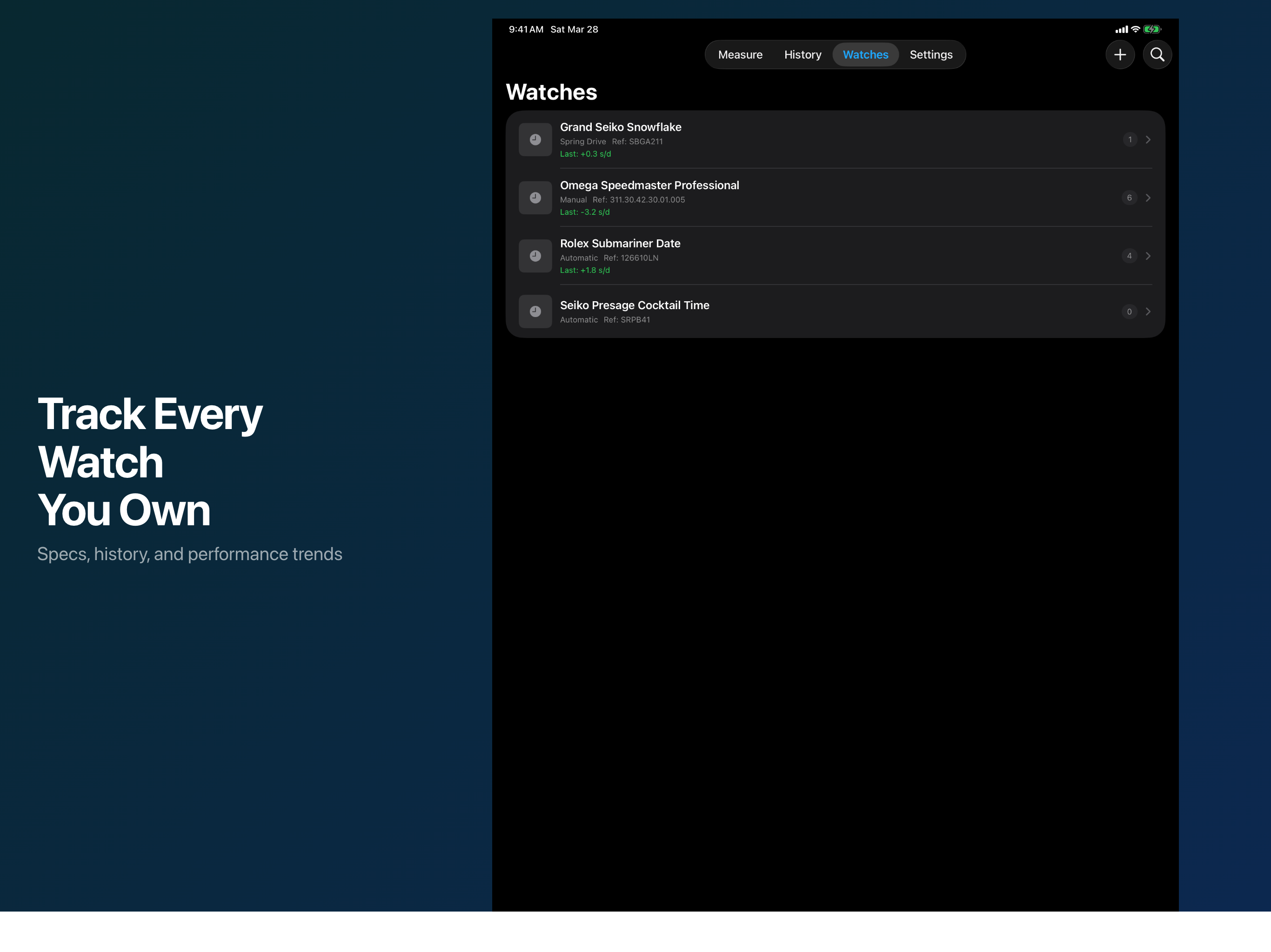 Tickscope — Watch Accuracy