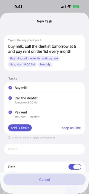 AI ToDo Plus screenshot 1