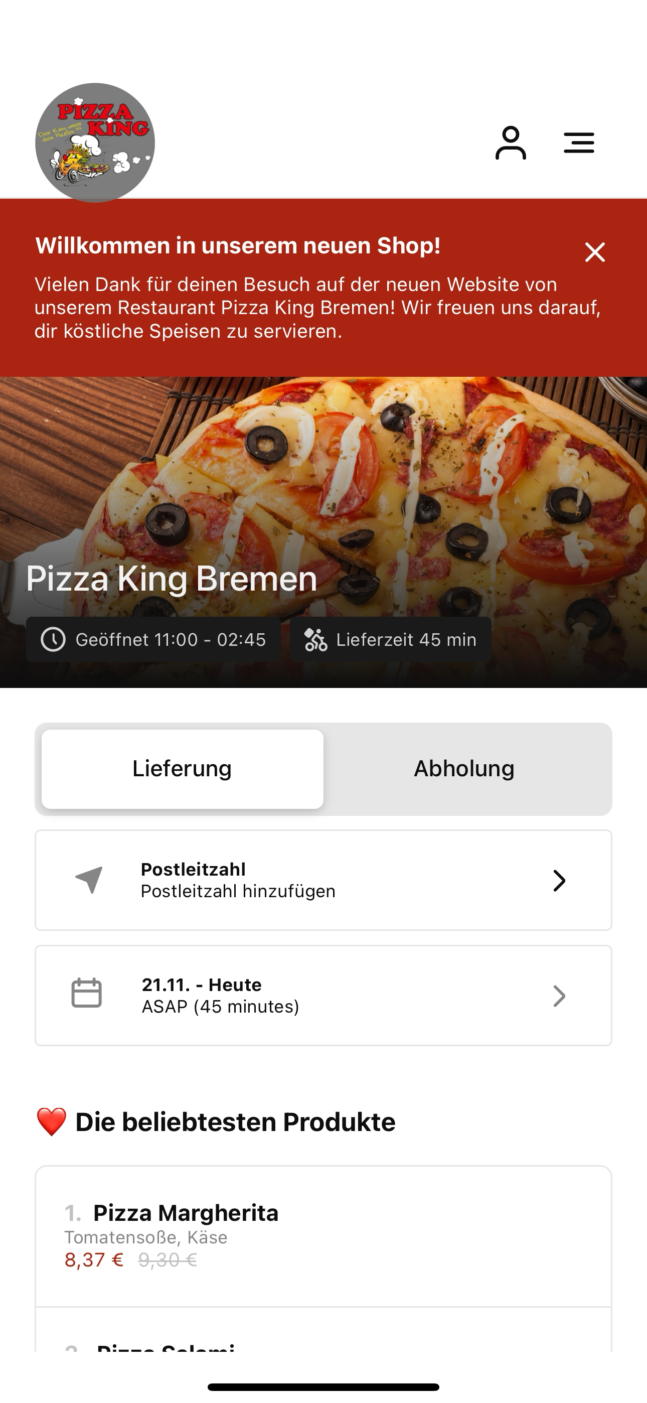 Pizza King Bremen screenshot 3