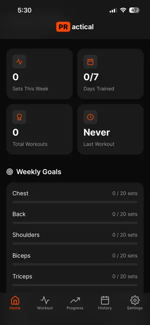 PRactical Workout Tracker screenshot 4