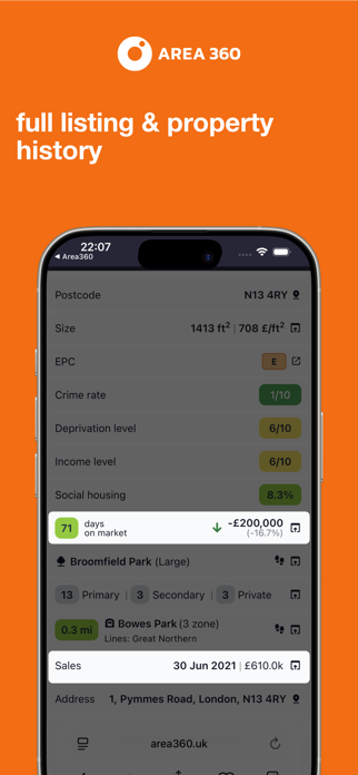 Area360 - Property Data Screenshot 3 of 4