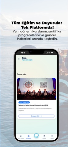 SeaConnect iPhone screenshot