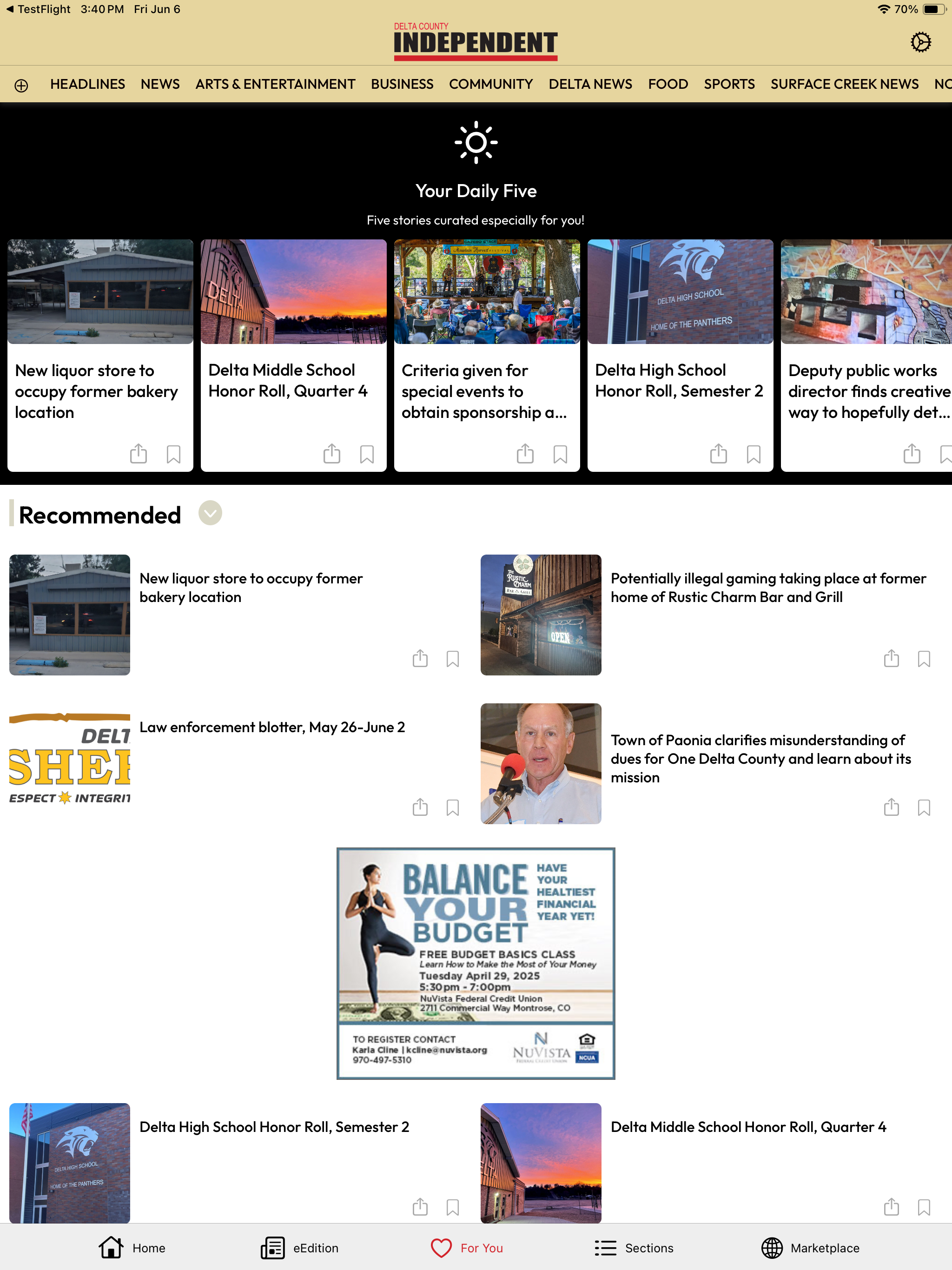 Delta County Independent screenshot 15