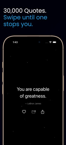 Motivational Widget - Quotes iPhone screenshot