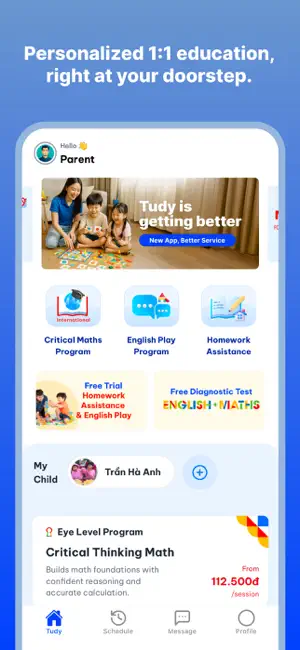 Tudy - 1:1 in-home tutoring screenshot 1
