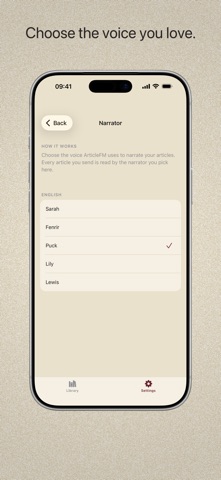 ArticleFM: Listen to Articles Screenshot 6 of 6