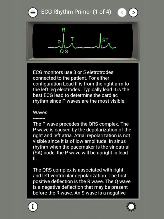 Screenshot #5 pour ECG and ACLS Tutor