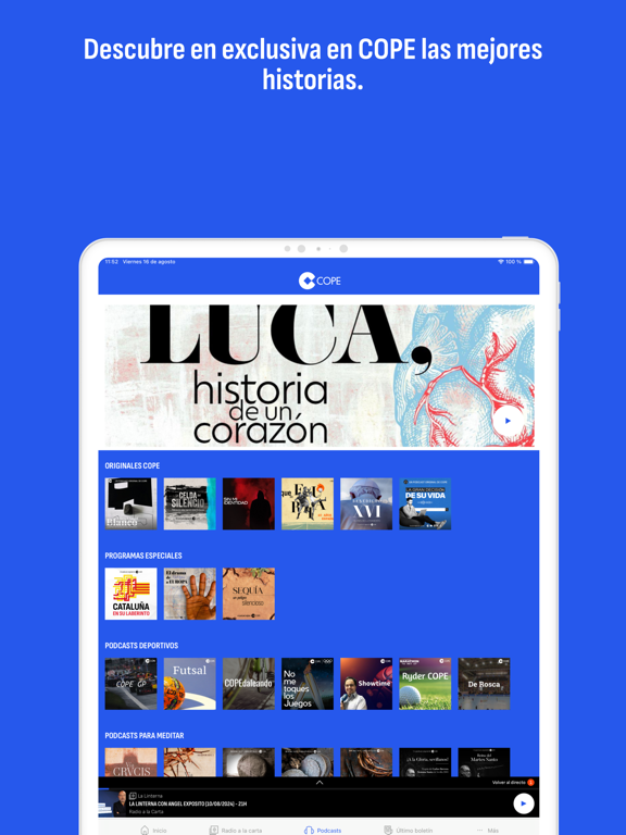 RADIO COPE iPad screenshot 7 - News app