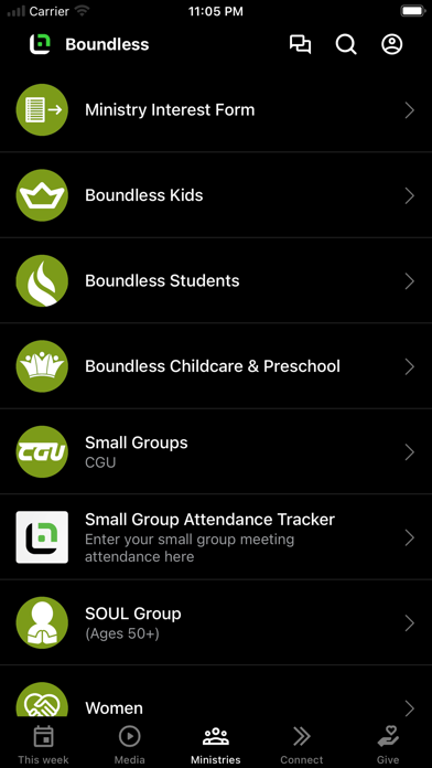 Boundless Church Screenshot