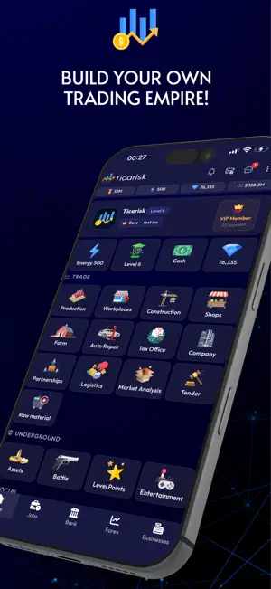 Ticarisk: Online Trading Game screenshot 1