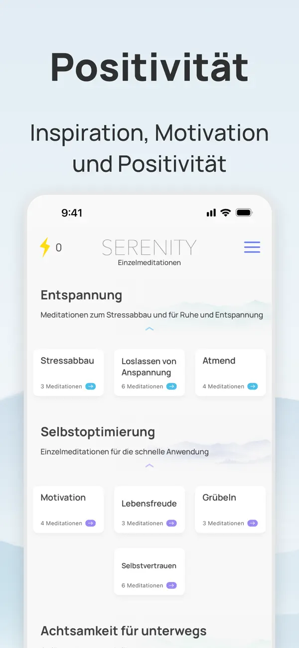 Serenity - Geführte Meditation Screenshot 6