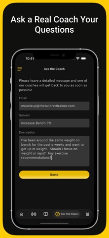 Tailored Trainer: Gym Workouts Screenshot 8 of 10