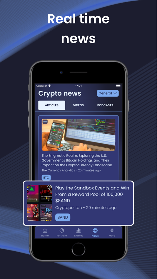 #8. CoinCurrently - Crypto Tracker (iOS) 由: Oscar Berggren