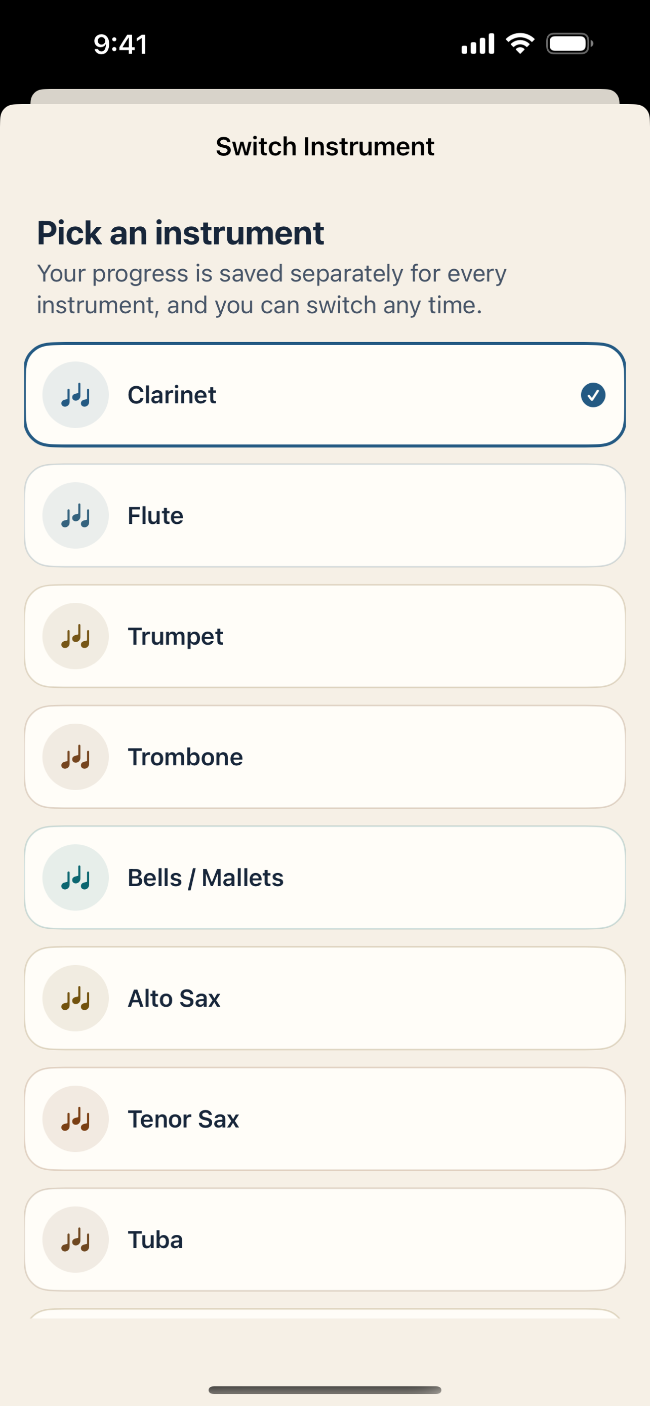 First 5 Notes: Beginning Band screenshot 7