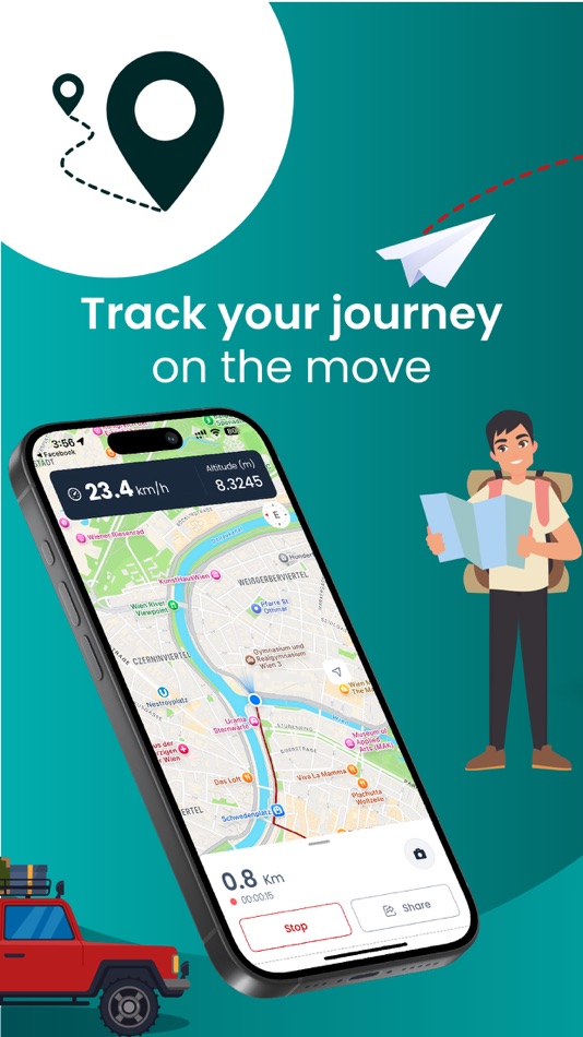 #1. Track My Journey - Travel Log (iOS) 由: Chathura Lakmal