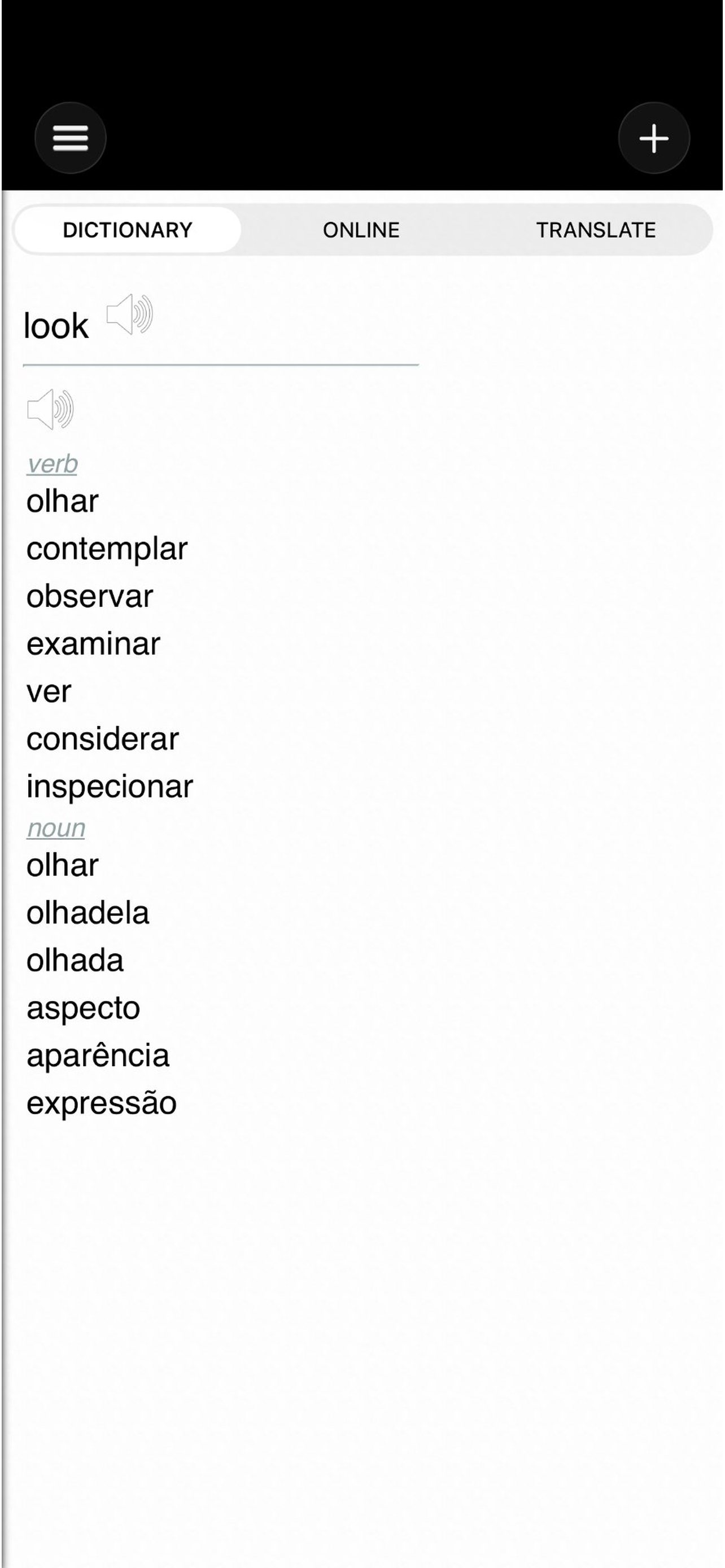 Portuguese Dictionary +
