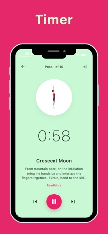 Simple Yoga: Home Workout iPhone screenshot