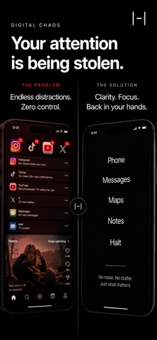 Halt: Minimalist Dumb Phone screenshot