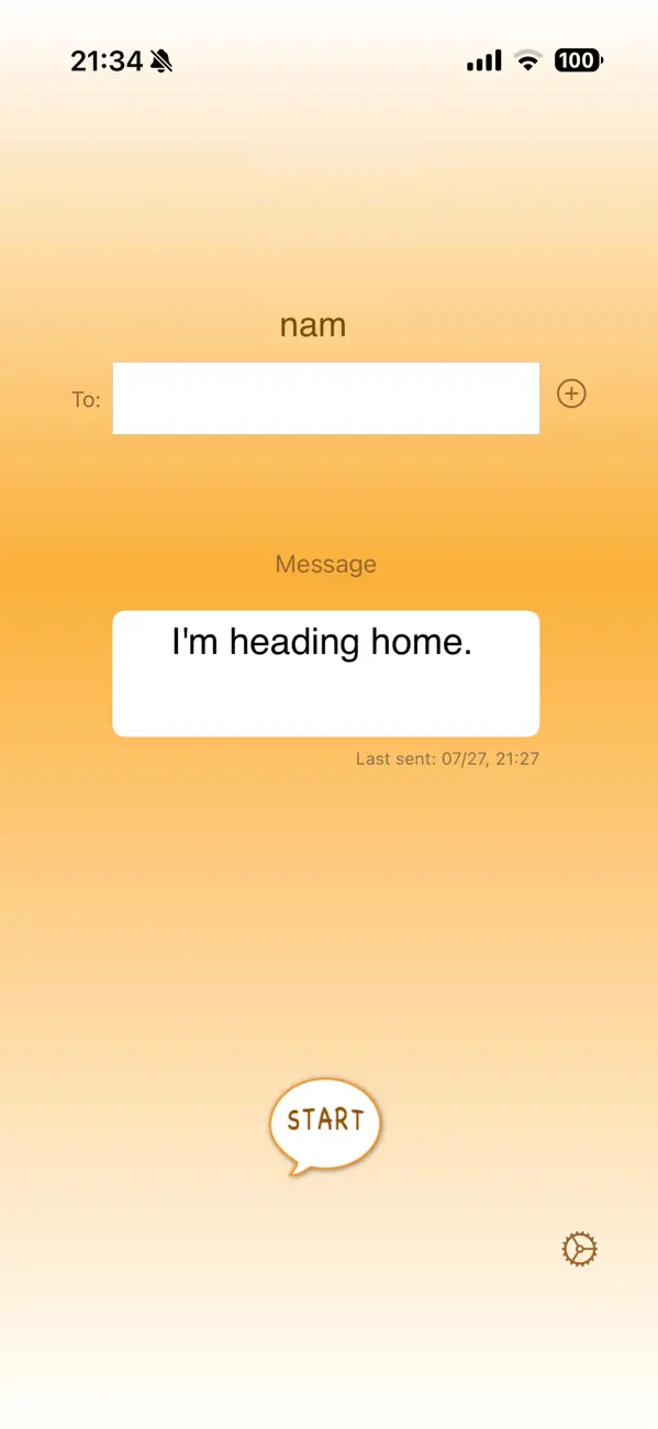 Screenshot #1 pour One-Tap Home Alert