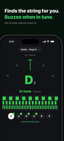oTuner - Guitar & Bass Tuner screenshot 5