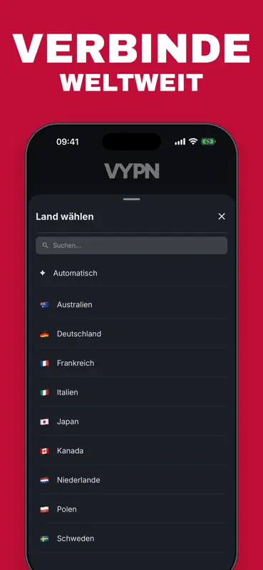 VYPN: VPN & Datenschutz screenshot 3 of 5