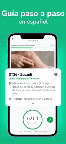 Guía de acupuntura en español screenshot
