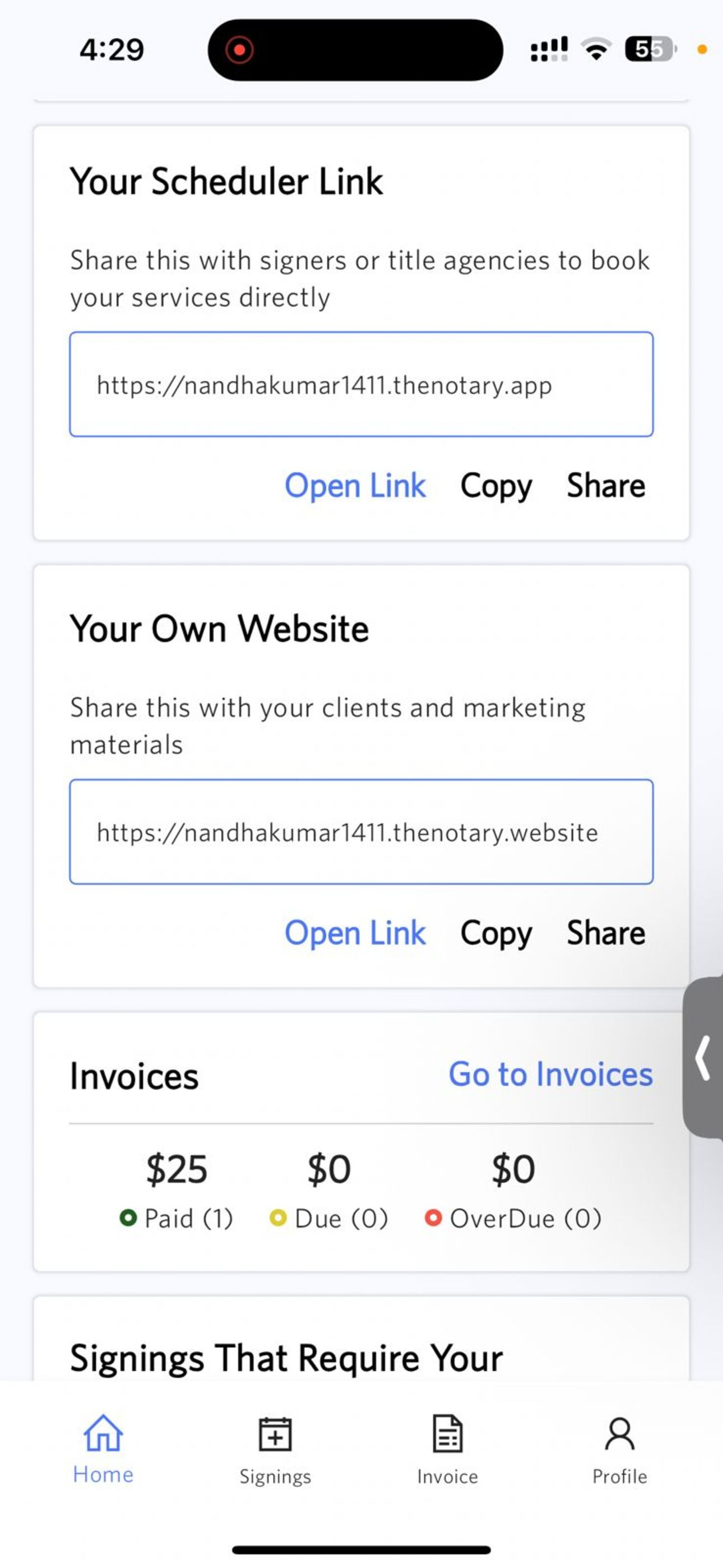 The Notary App