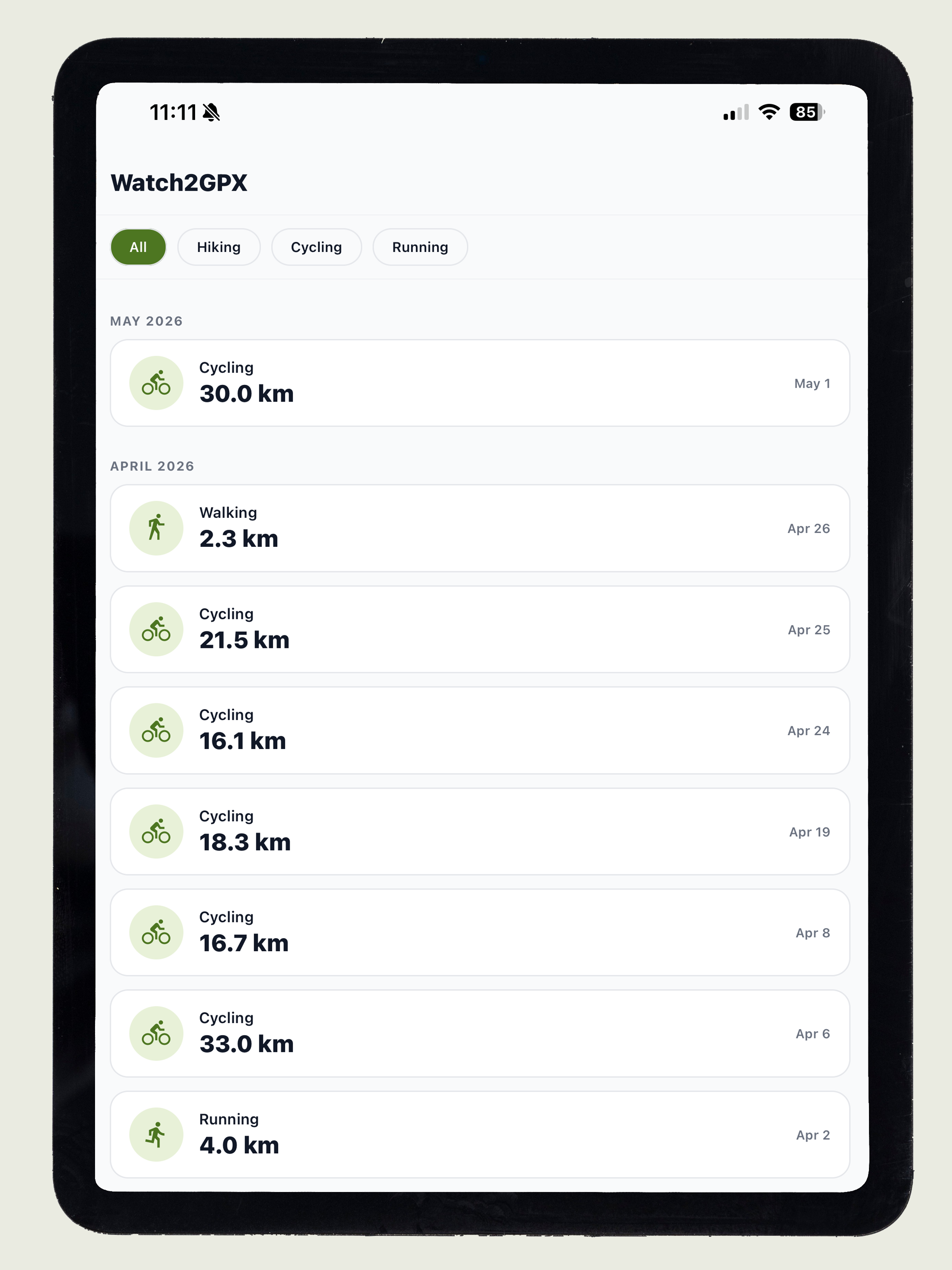 Watch2GPX