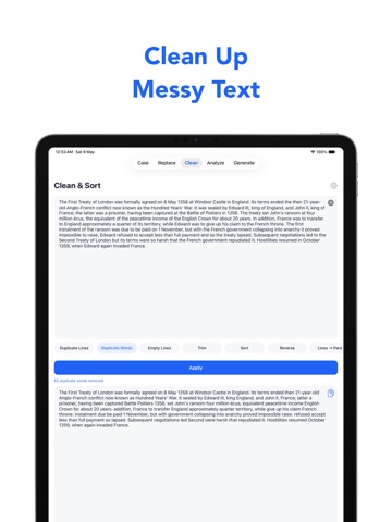 Text Converter iPad screenshot