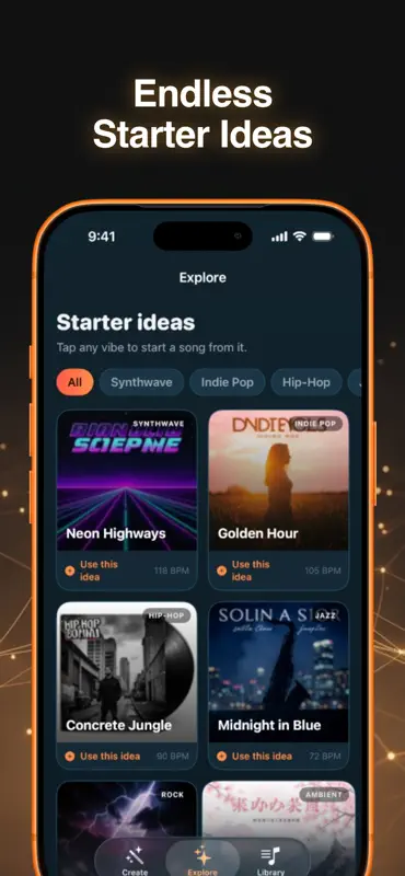 Boppy: AI Music Generator screenshot 4 of 5